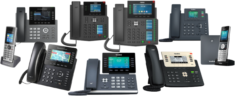 Voip phones and landline phones